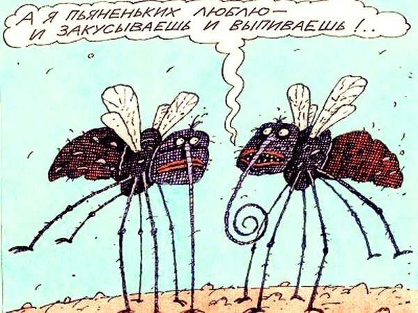 Комар карикатура