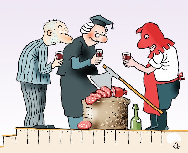 Колбасные карикатуры