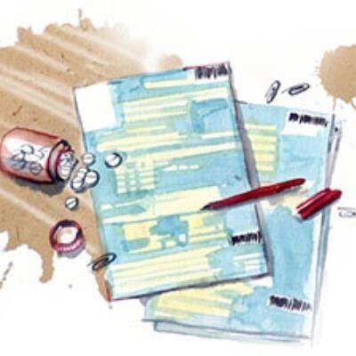 Временная нетрудоспособность иллюстрация