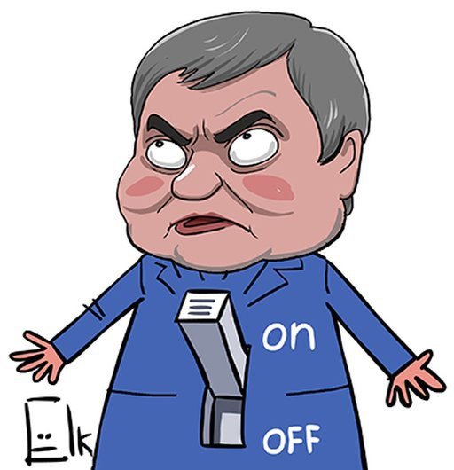 Карикатура на Володина