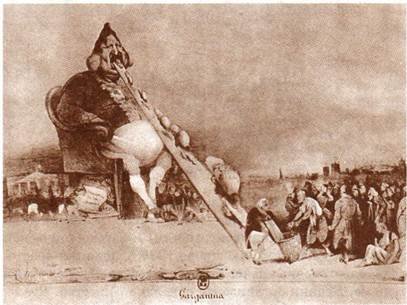 «Гаргантюа» (1831 г.) Оноре Домье.