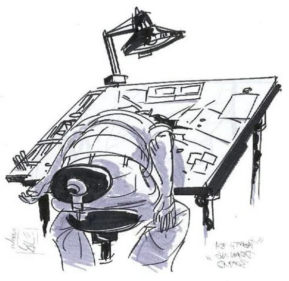 Архитектор карикатура