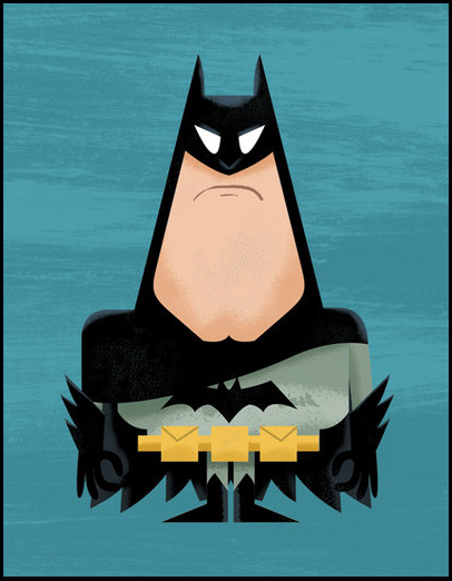 Бэтмен 1989 шарж