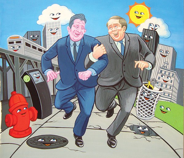 Прихватизация карикатура