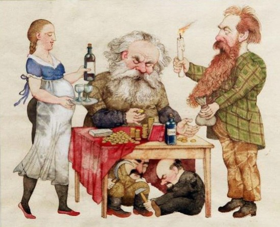 Карл Маркс карикатура