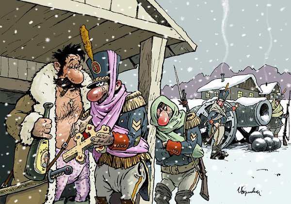 РЖЕВСКИЙ карикатура