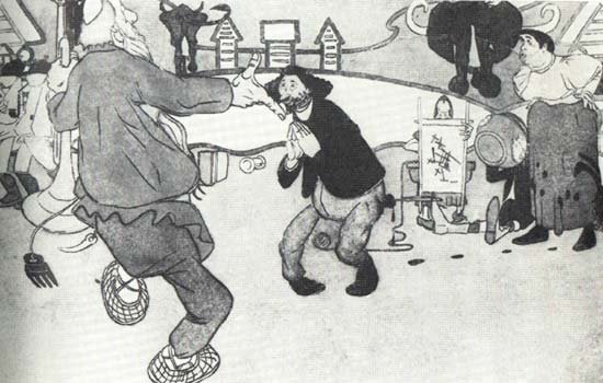 Щербов карикатура Дягилев