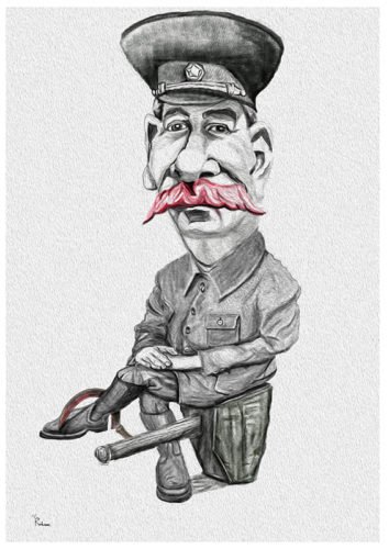 Трумэн и Сталин карикатура