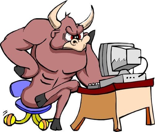 Корова карикатура