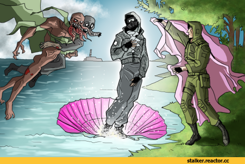 Сталкер карикатура