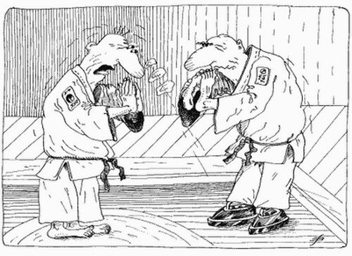 Смешные карикатуры каратэ