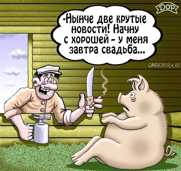 Юмористическая карикатура