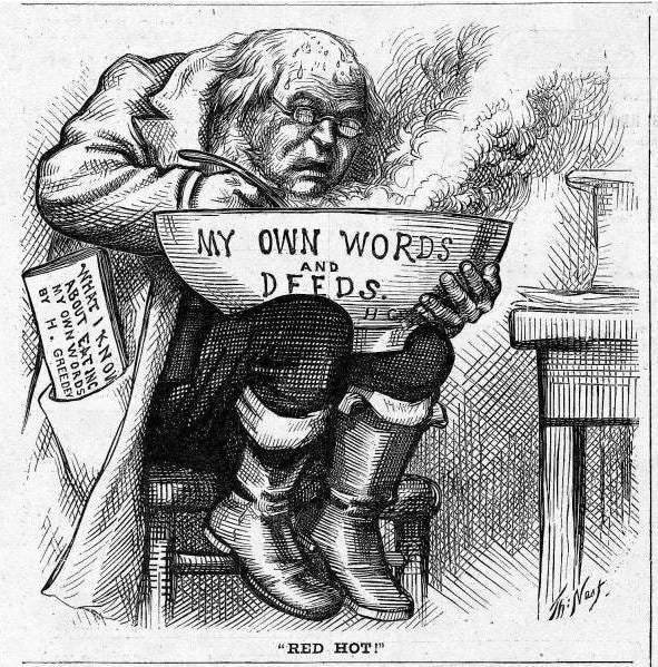 Томас наст карикатура мир