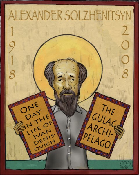 Борис Ефимов карикатура Солженицын