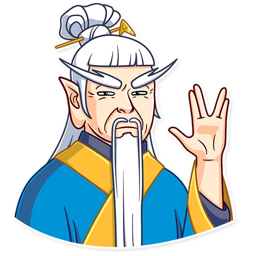 Конфуций стикер