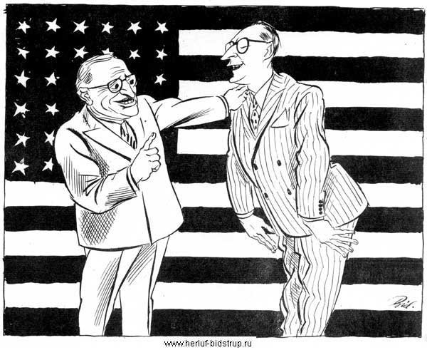 План Маршалла карикатура