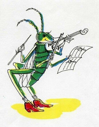 Карикатура на Римского Корсакова