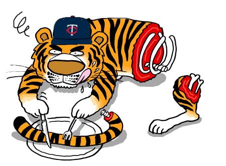 Тигр карикатура