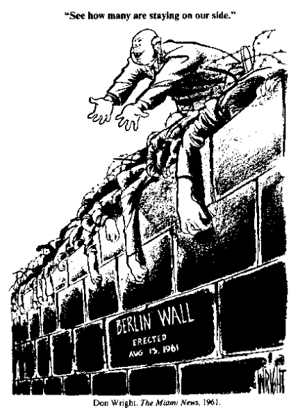 Берлинская стена карикатура