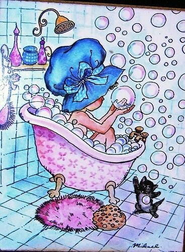 Рисуем в ванной