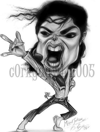 Карикатура майкл джексон (50 фото)
