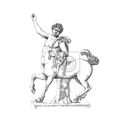 Женщина Кентавр шарж