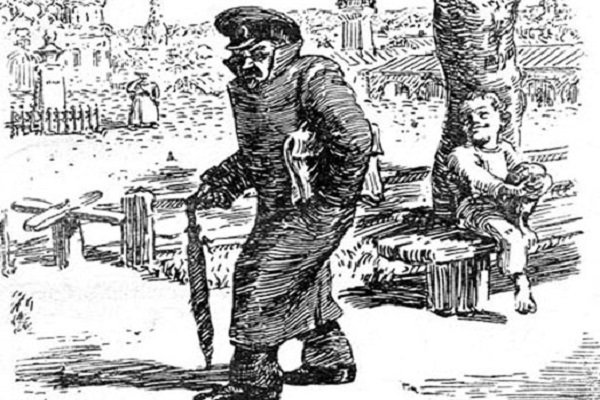 Человек в футляре карикатура