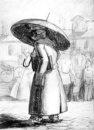 Человек в футляре иллюстрации