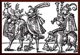 Карикатуры средние века