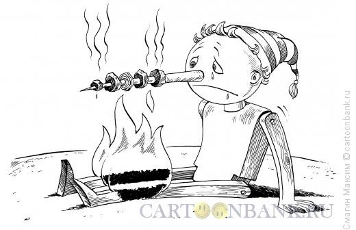 Голод не тётка карикатура