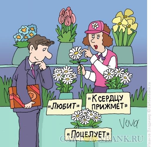 Флорист карикатура