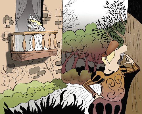 Ромео и Джульетта шарж