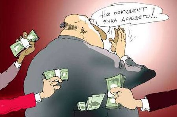 Коррупция карикатура