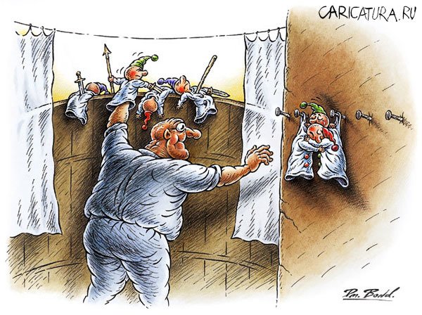 Кукловод карикатура