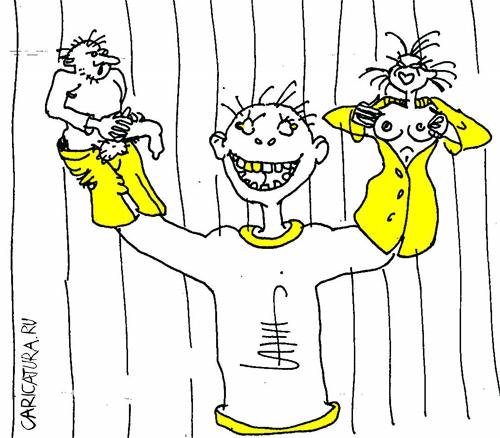 Кукловод карикатура