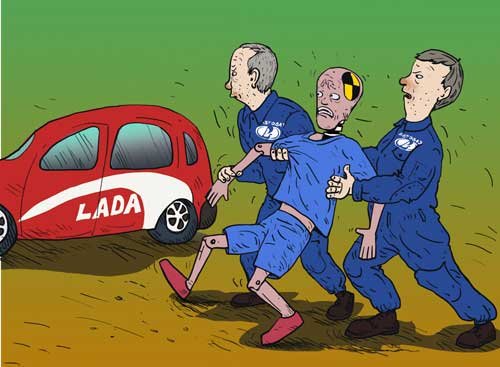 Отечественный автопром карикатуры