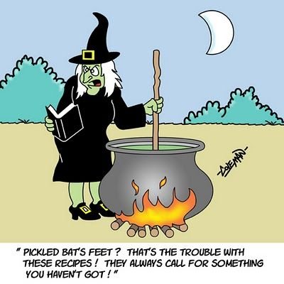 Черный юмор ведьмы