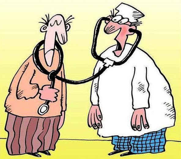 Пациент карикатура