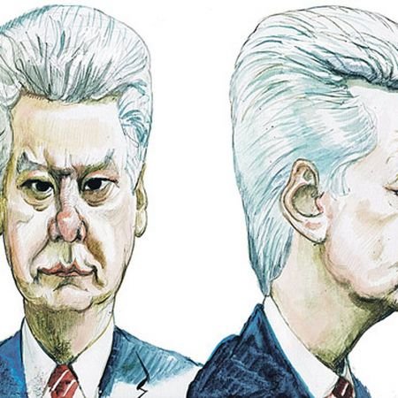 Собянин карикатуры