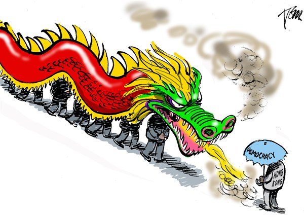 Дракон карикатура