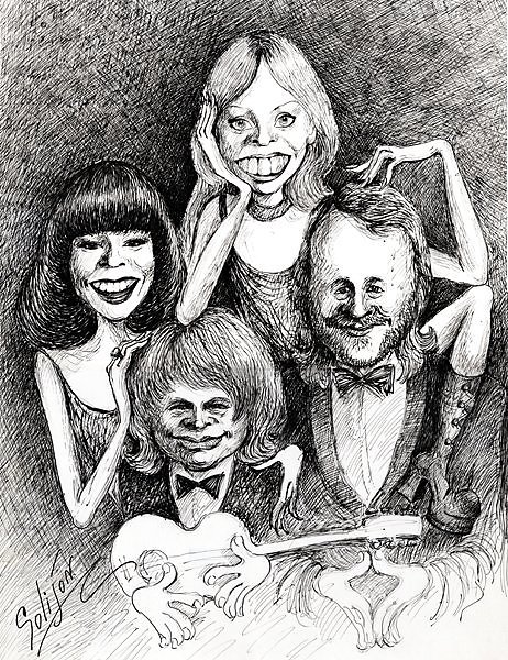 Группа карикатура