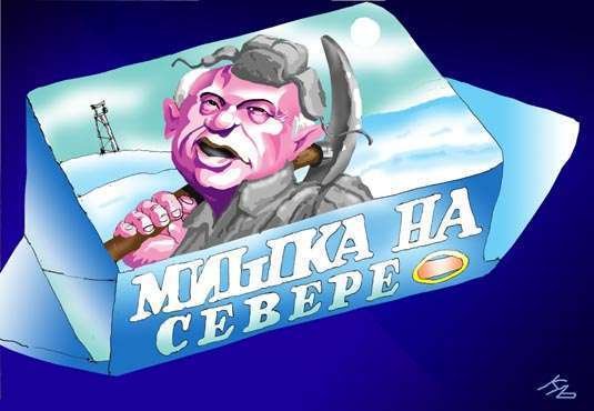 Медведь карикатура