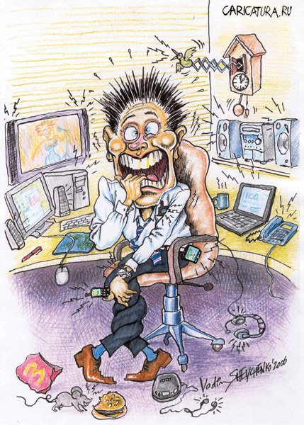 МАНЬЯК карикатура