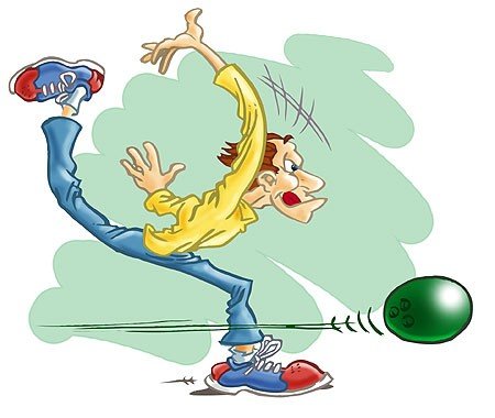 Шарж боулинг