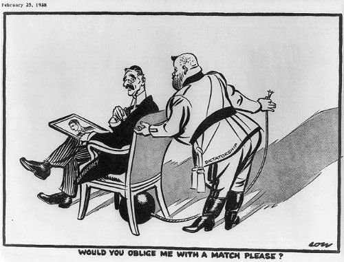 Аншлюс Австрии 1938 карикатура