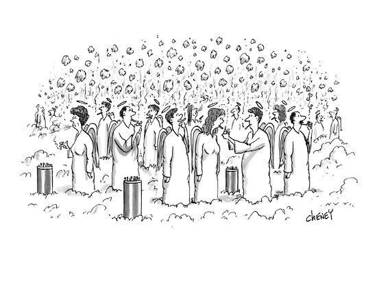 Карикатура толпа людей