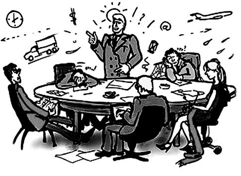 Карикатуры на офисных работников