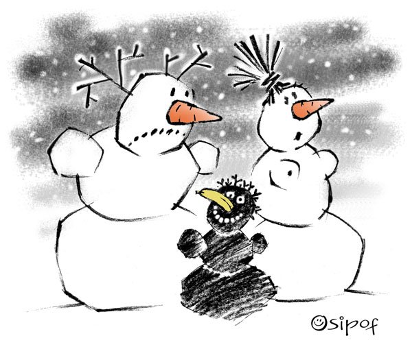 Шутки про снеговика