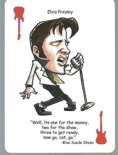 Элвис Пресли шарж карикатура