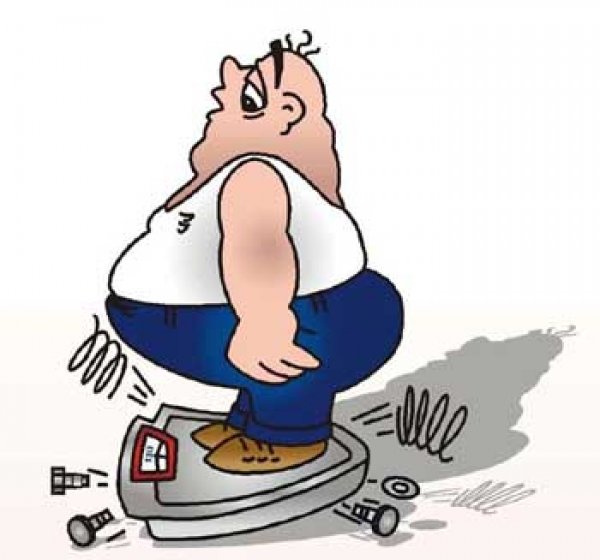 Ожирение карикатуры